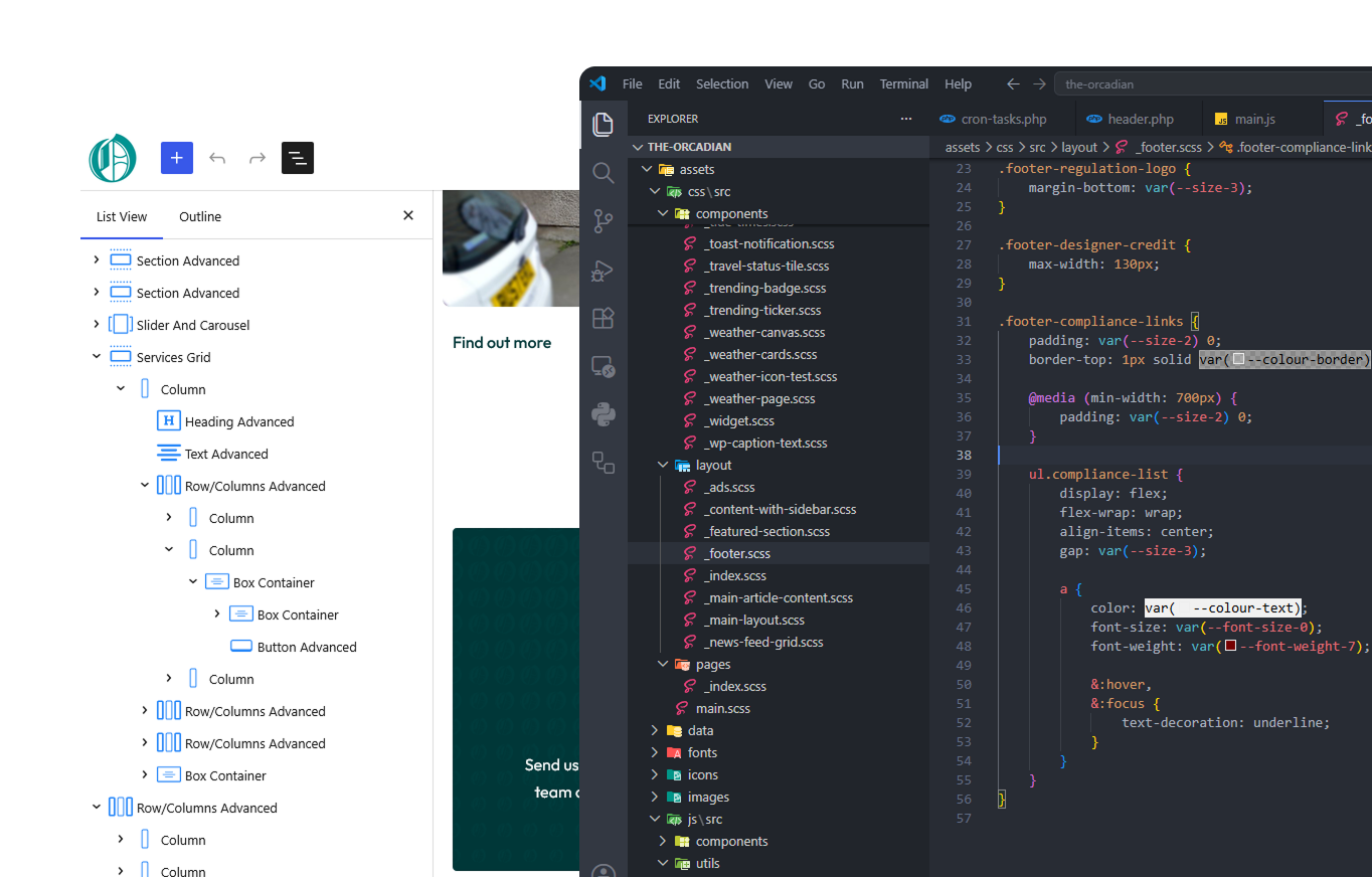 Development & Feedback visual preview